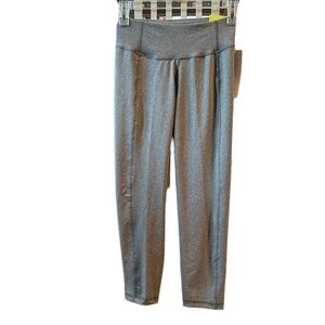 All in motion leggings gray xs NEW NWT simplicity mid‎ rise stretch quick dry